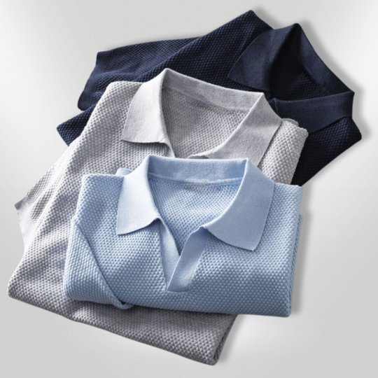 Polo Décontracté pour Homme en Tissu Respirant 6