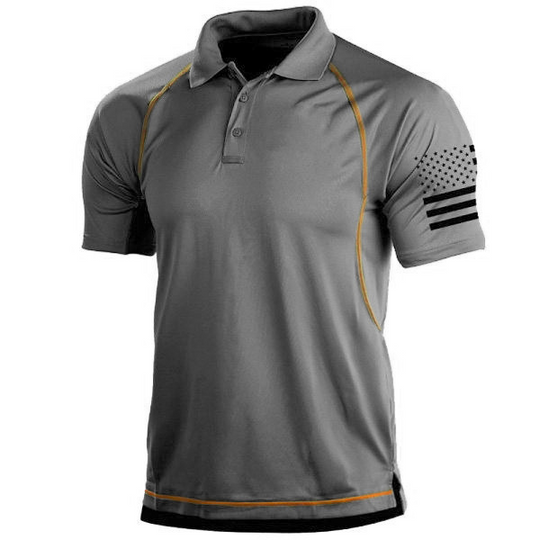 Polo Homme Coupe Ajustée Sportif Manches Courtes 2