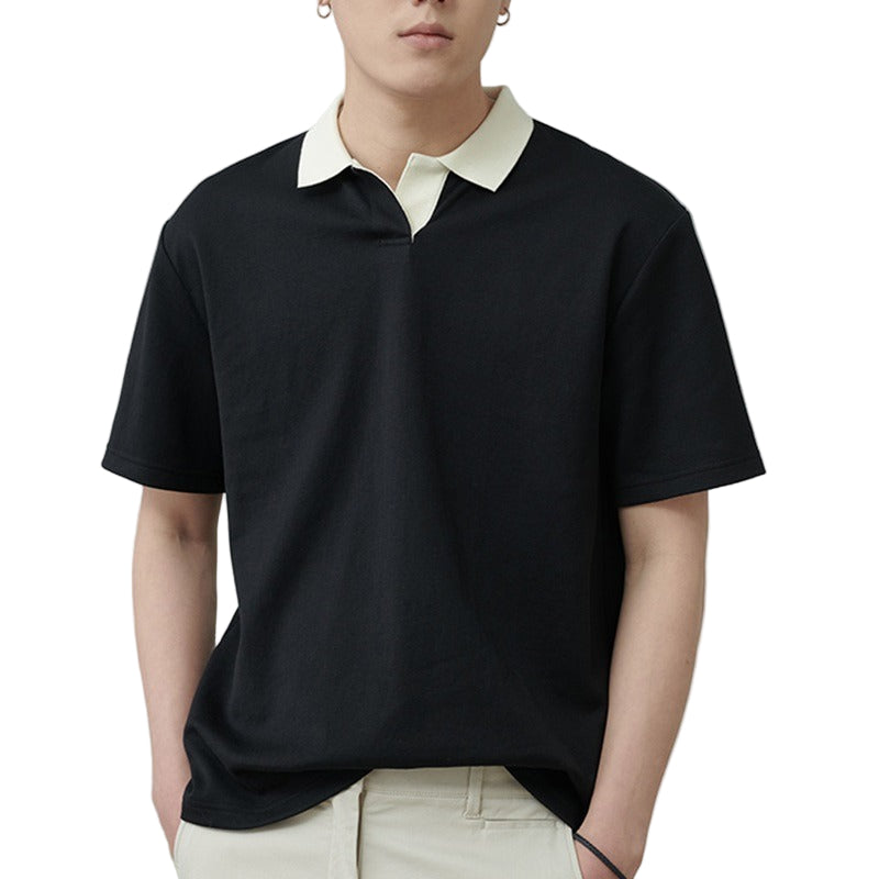 Polo Homme Manche Courte Design Minimaliste 0