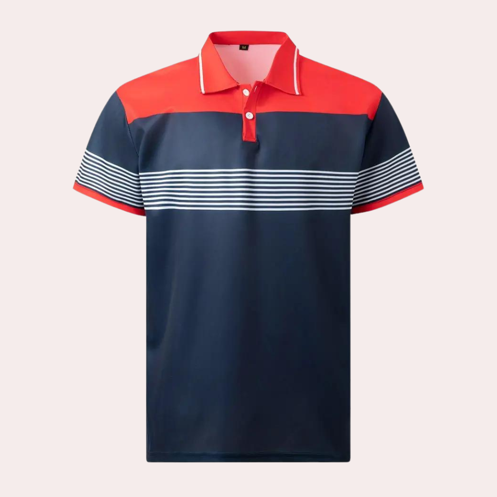 Polo Homme Manche Longue Décontracté Style Moderne 1