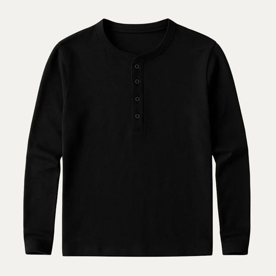 Polo à Manches Longues pour Hommes Style Décontracté 4