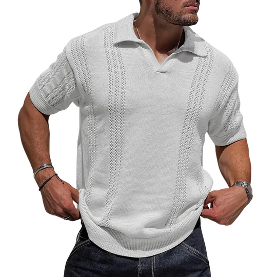 Polo d'été pour hommes en tricot léger 0