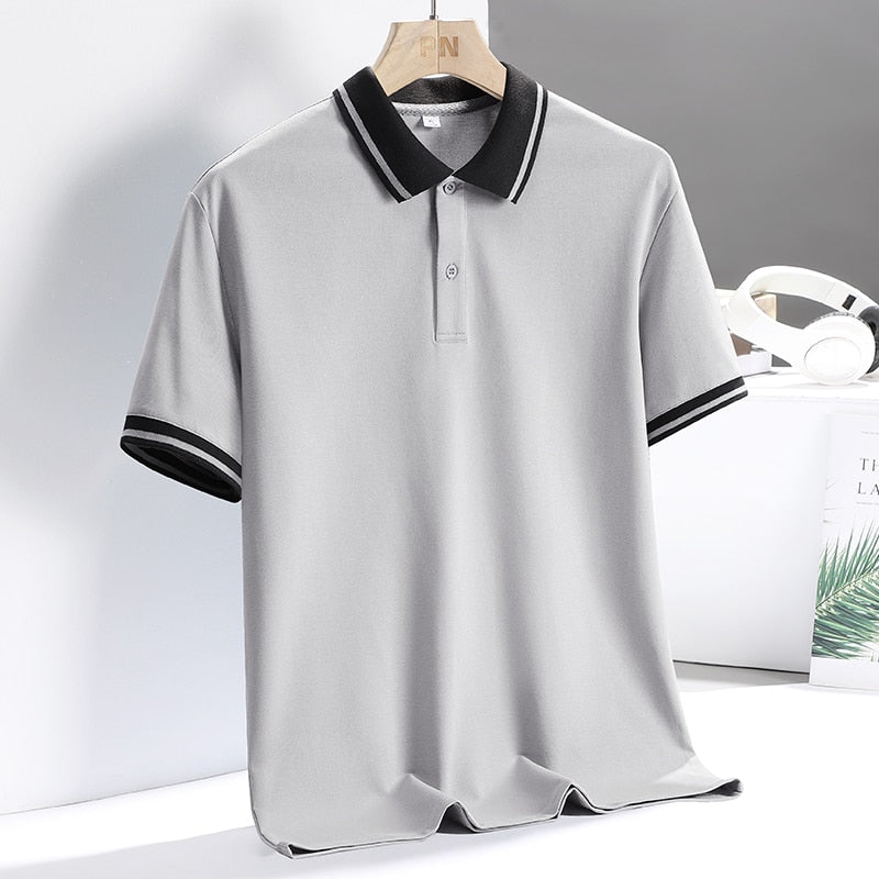 Polo de Golf pour Homme en Tissu Respirant 1