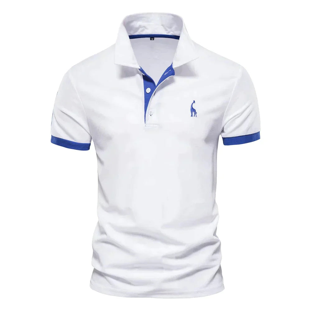 Polo homme classique en coton confortable 0