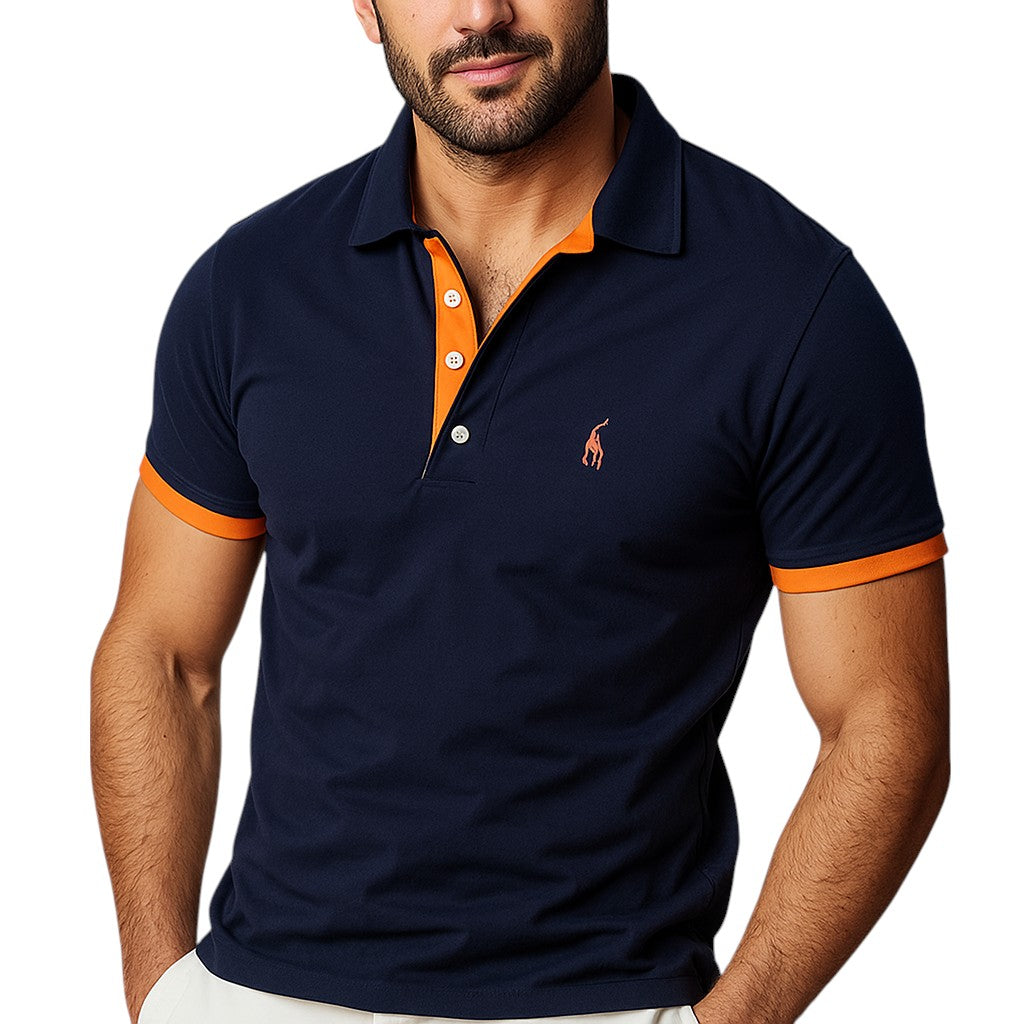 Polo homme classique en coton confortable 1