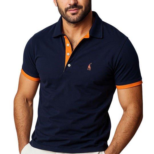 Polo homme classique en coton confortable 1