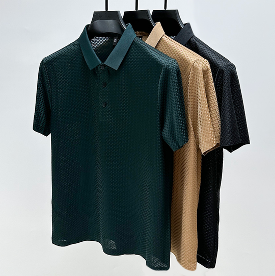 Polo pour Homme en Soie Premium Style Classique 3