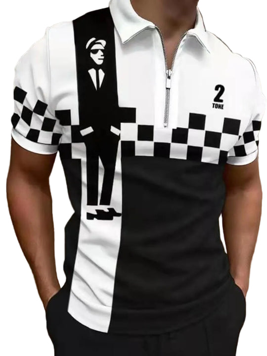 Polo pour Hommes à Col Rabattu Moderne 0