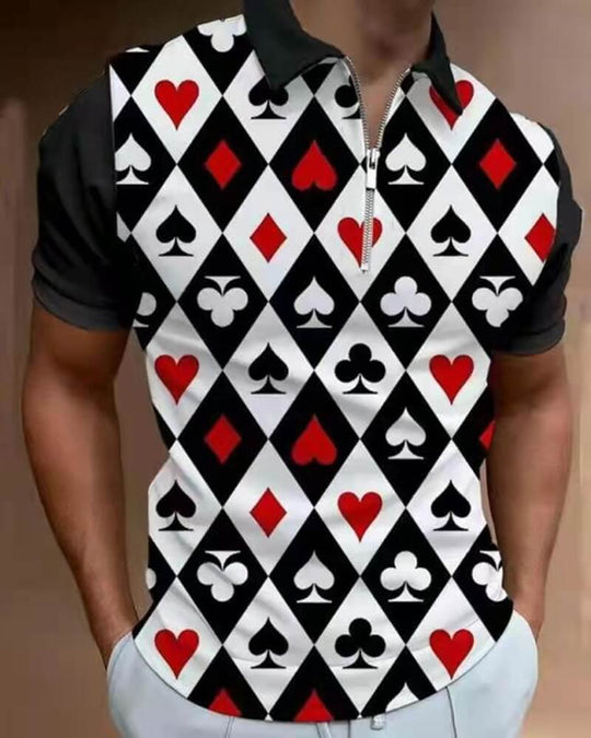 Polo pour Hommes à Col Rabattu Moderne 1