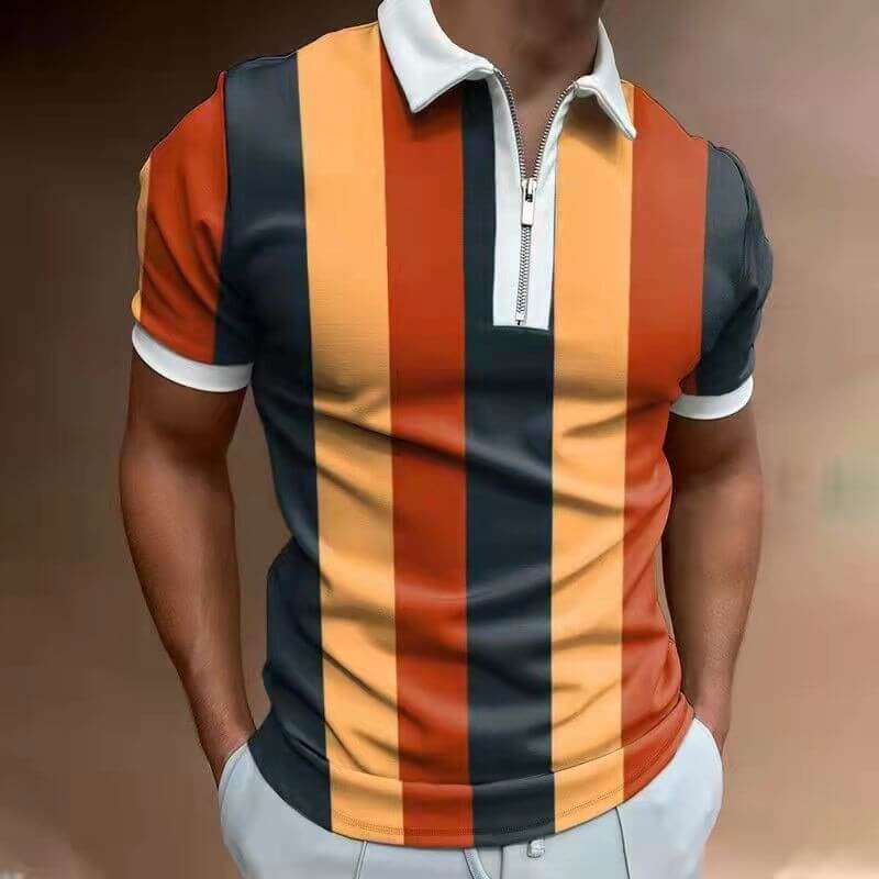 Polo pour Hommes à Col Rabattu Moderne 3