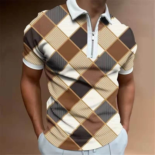 Polo pour Hommes à Col Rabattu Moderne 4