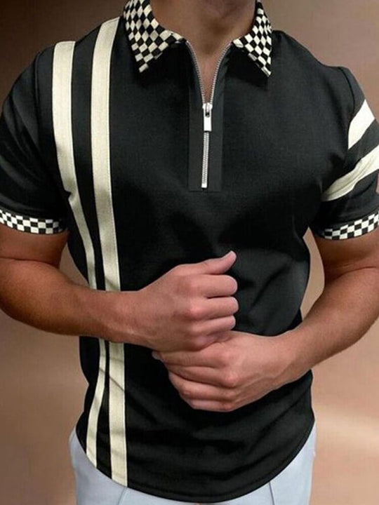 Polo pour Hommes à Col Rabattu Moderne 5