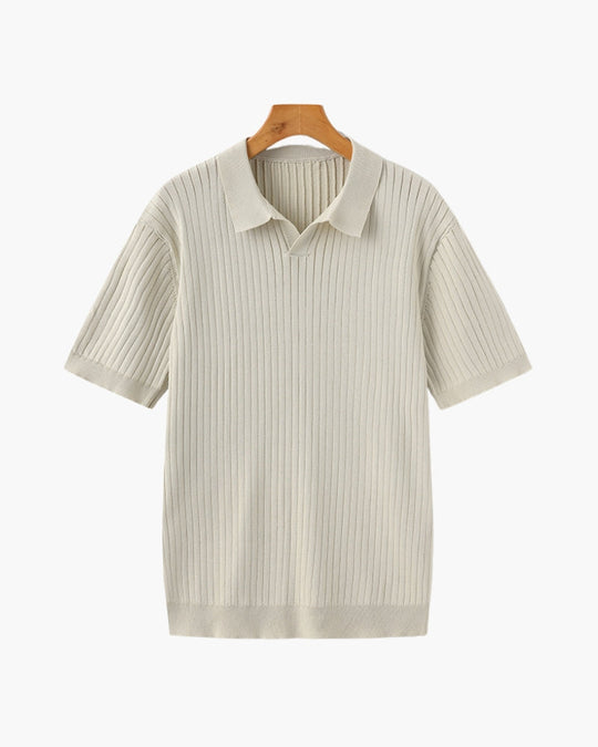 Polo pour Hommes en Coton Côtelé 0