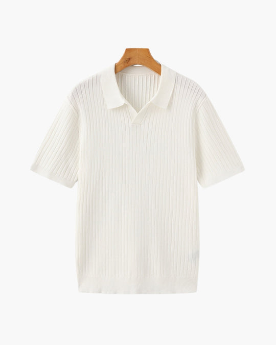 Polo pour Hommes en Coton Côtelé 9