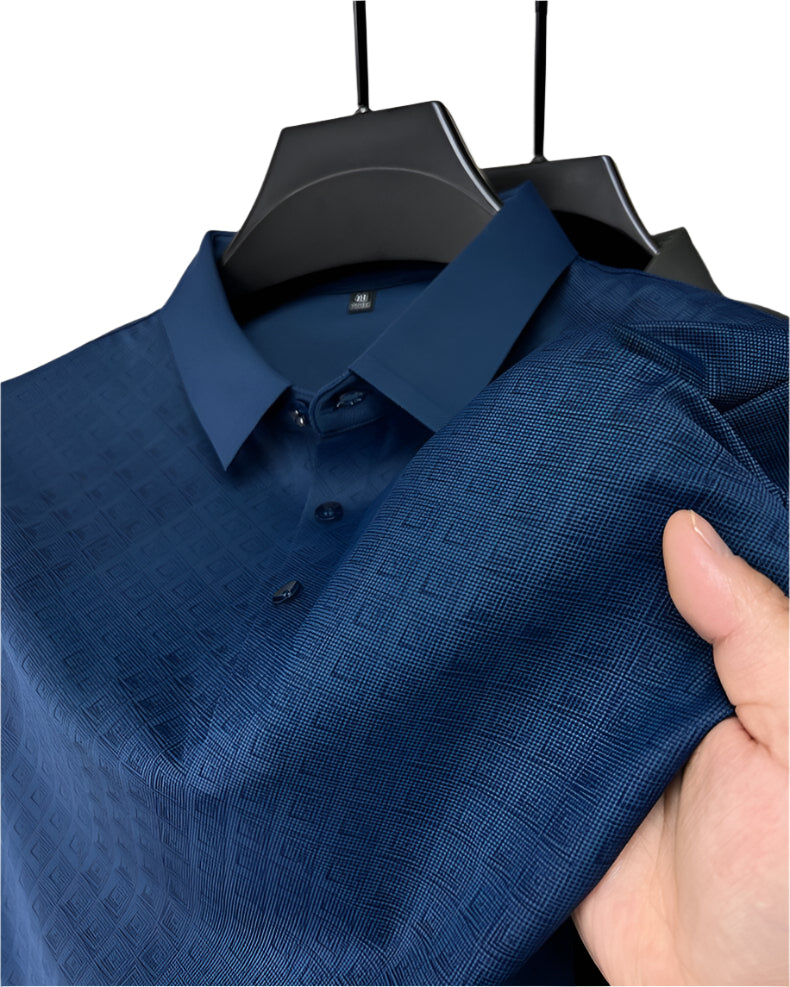 Polo pour hommes en Nanosilk, design classique, ajustement sur mesure 0