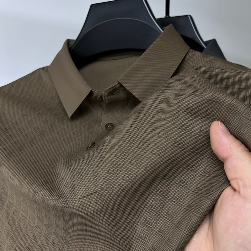 Polo pour hommes en Nanosilk, design classique, ajustement sur mesure 4