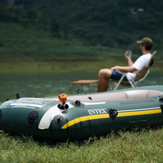 Pompe À Air Portable Avec Éclairage LED Intégré Pour Camping Et Randonnée 2