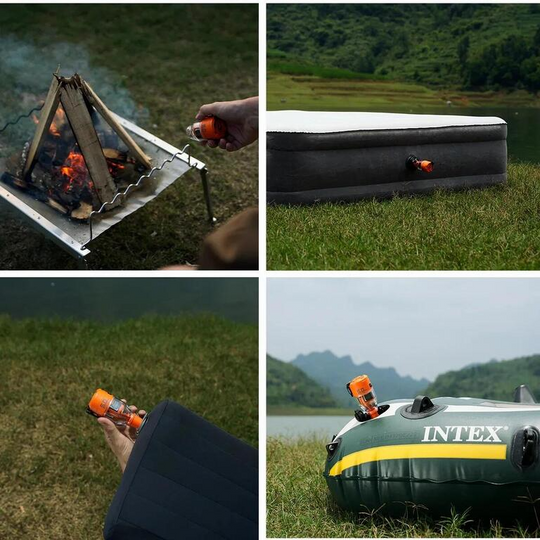 Pompe À Air Portable Avec Éclairage LED Intégré Pour Camping Et Randonnée 6