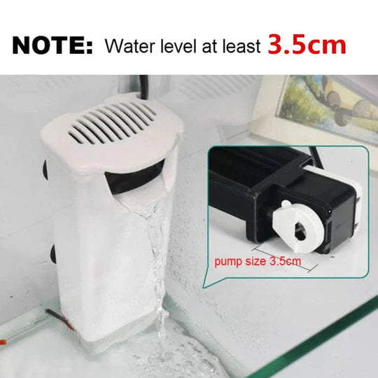 Pompe Filtre Aquarium pour Tortues et Reptiles avec Débit Maximal de 200 L/H 4
