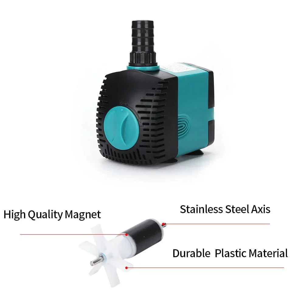 Pompe à Eau Submersible Ultra Silencieuse pour Aquarium et Étang 2