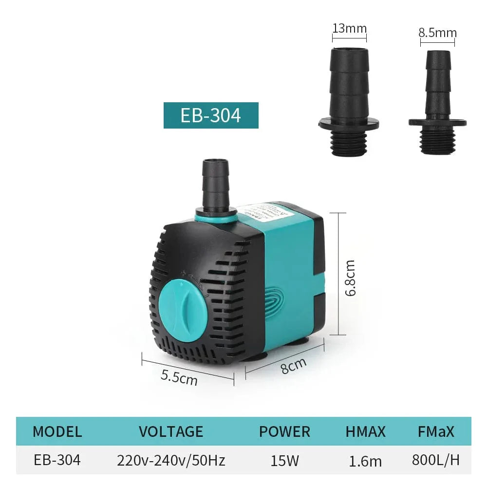 Pompe à Eau Submersible Ultra Silencieuse pour Aquarium et Étang 8
