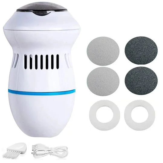 Ponceuse Électrique Pour Pieds Avec Aspirateur Intégré et Têtes Interchangeables 0
