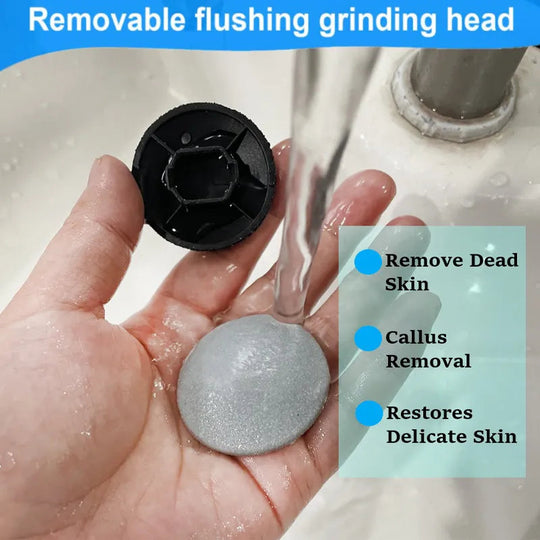 Ponceuse Électrique Pour Pieds Avec Aspirateur Intégré et Têtes Interchangeables 3