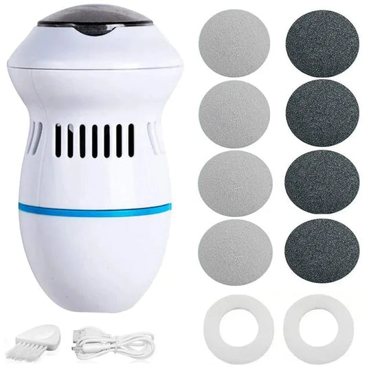 Ponceuse Électrique Pour Pieds Avec Aspirateur Intégré et Têtes Interchangeables 6