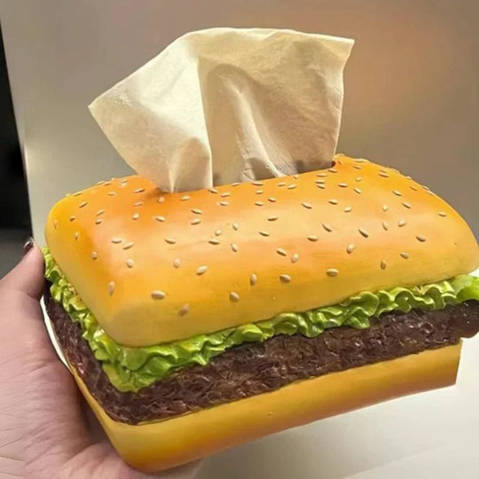 Porte-Mouchoirs Créatif en Forme de Hamburger Amusant 3