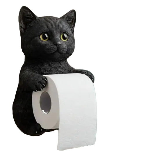 Porte-Rouleau de Papier Toilette Tête de Chat 2