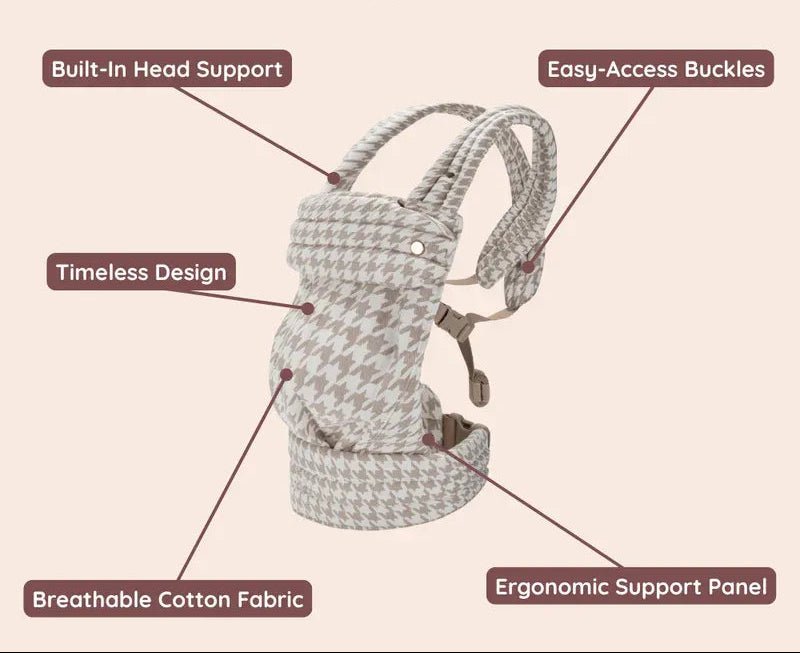 Porte-bébé Ergonomique 4 Positions Ajustables 2