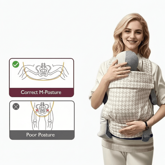 Porte-bébé Ergonomique 4 Positions Ajustables 4