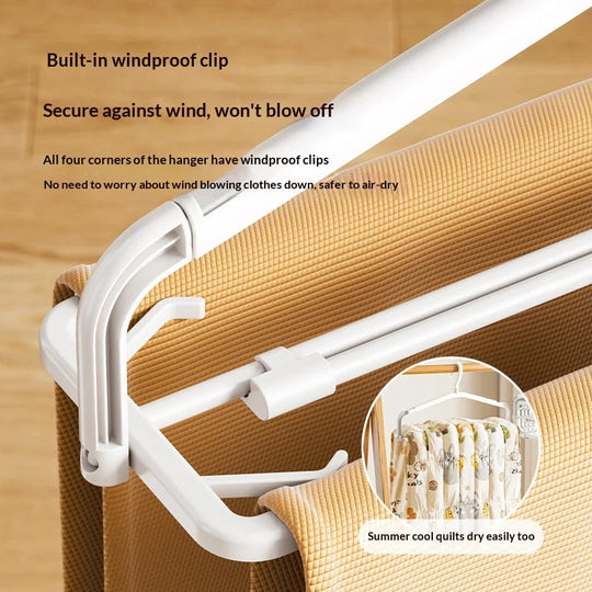 Porte-cintre Pliable et Extensible pour Maison 4