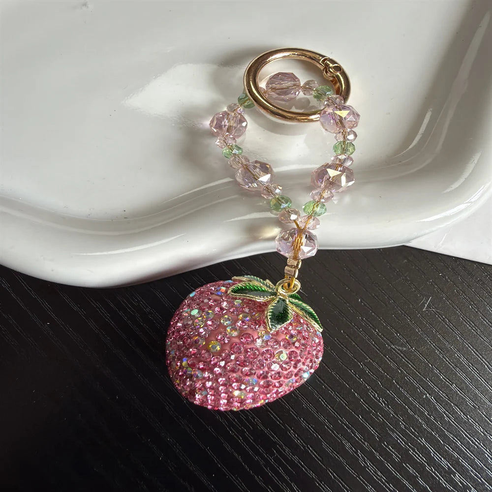 Porte-clés Femme Charm Fraise Original 0