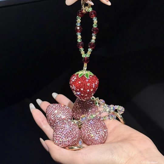 Porte-clés Femme Charm Fraise Original 2