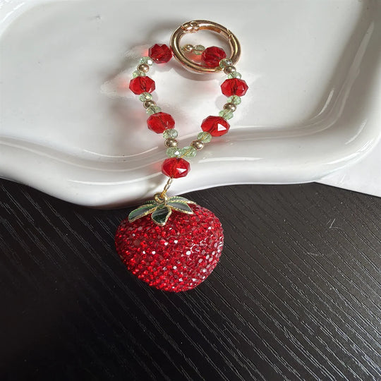 Porte-clés Femme Charm Fraise Original 3