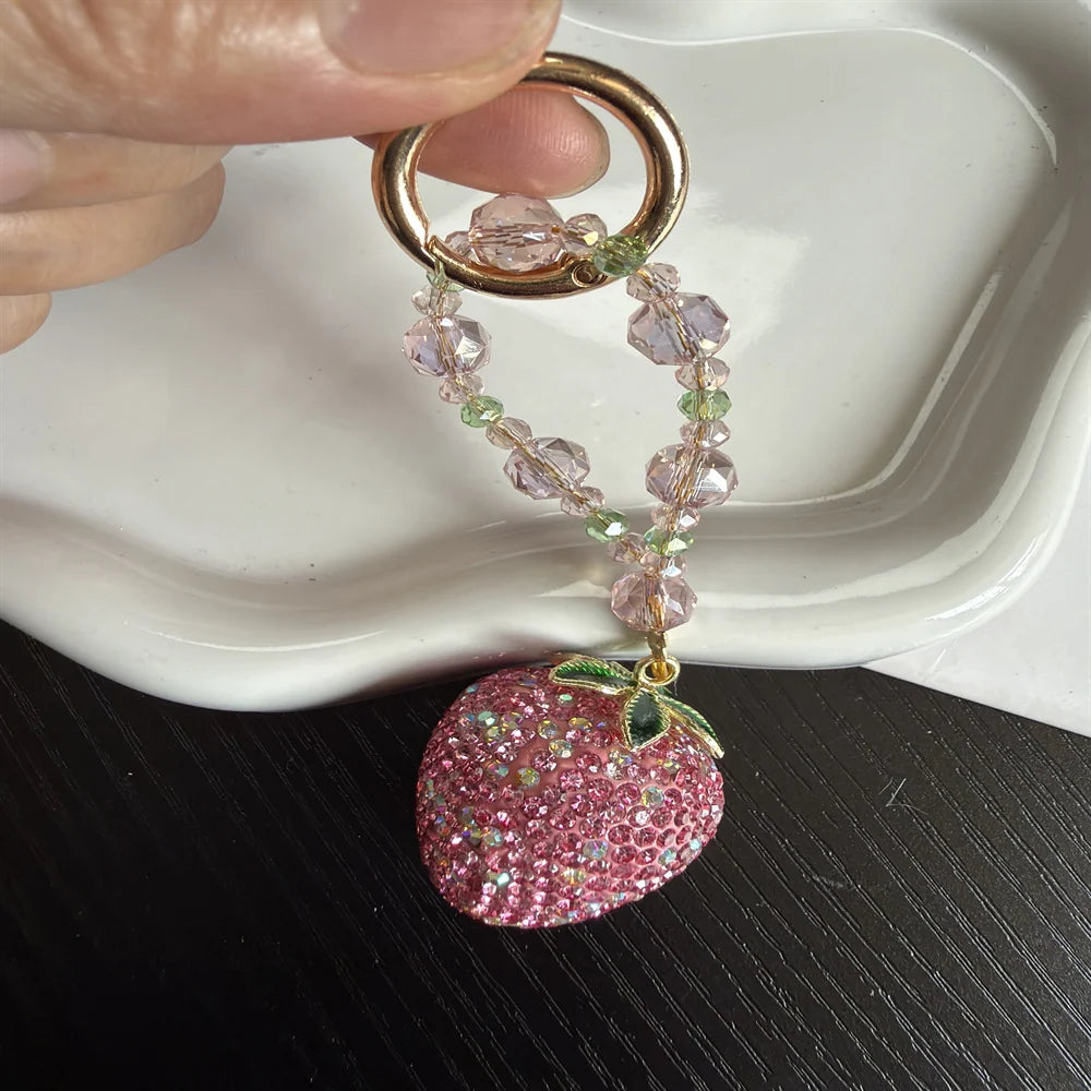 Porte-clés Femme Charm Fraise Original 6