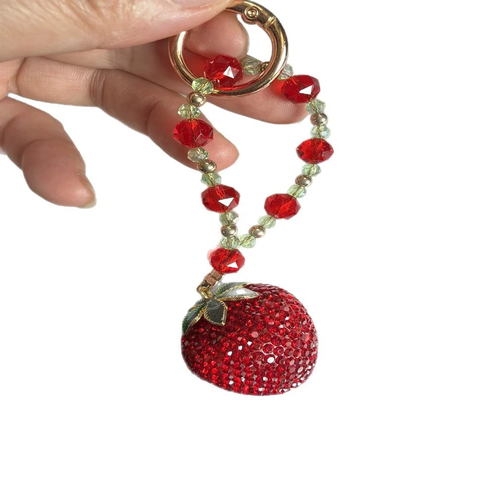 Porte-clés Femme Charm Fraise Original 7