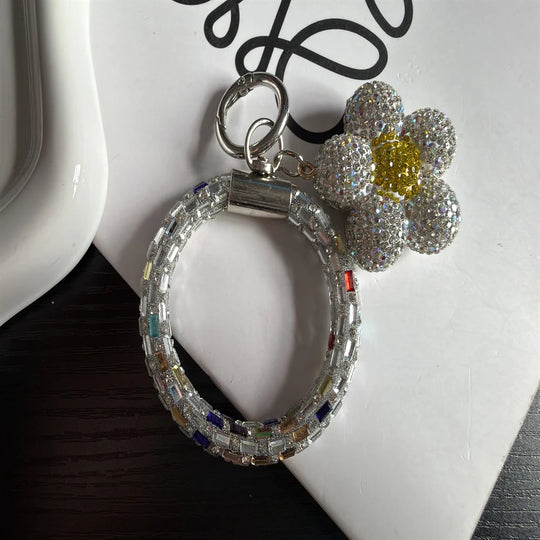 Porte-clés Femme Motif Cerises Strass 6