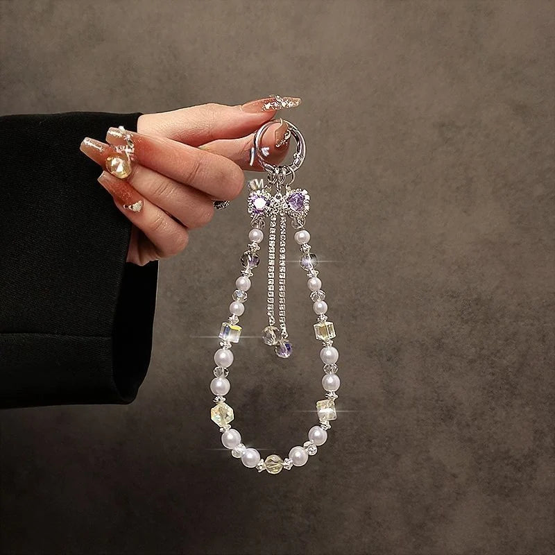 Porte-clés Femme Multi-rangs de Perles Raffiné 4