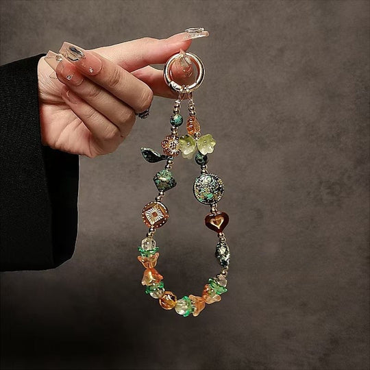 Porte-clés Femme Style Artistique Perlé 0