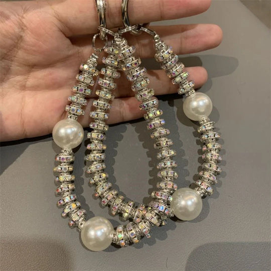 Porte-clés Femme Style Perlé et Cristallin 1