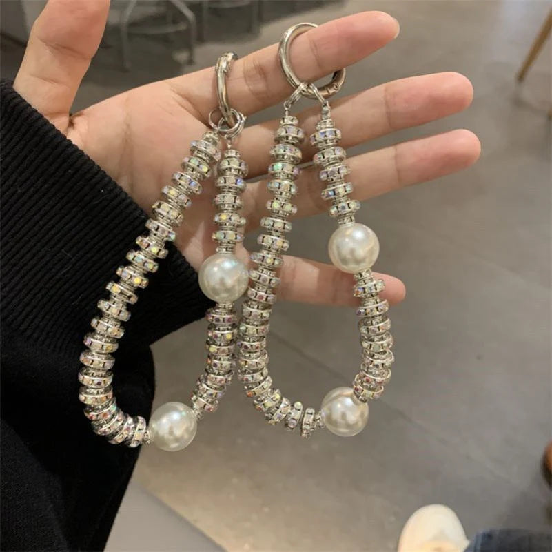 Porte-clés Femme Style Perlé et Cristallin 2