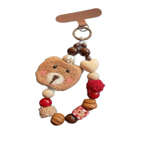 Porte-clés Femme à Breloques Ours Fantaisie 4