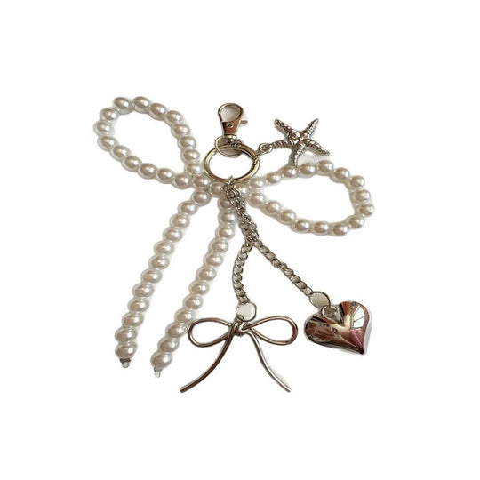 Porte-clés Femme avec Breloque Perle et Design Raffiné 4