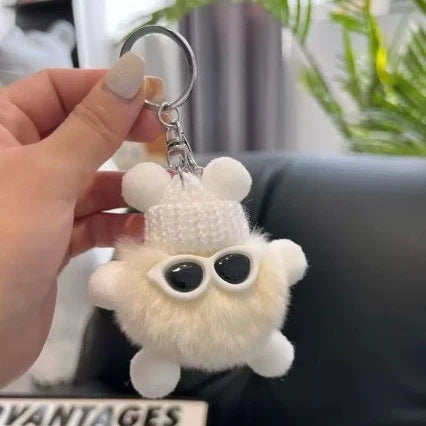 Porte-clés Hérisson en Peluche Original pour Accessoires Quotidiens 0
