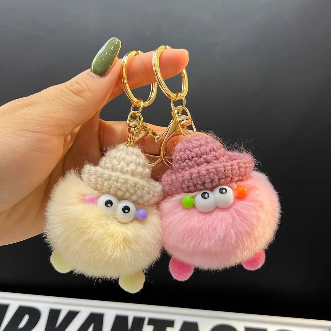 Porte-clés Peluche Personnage de Dessin Animé Ludique 2