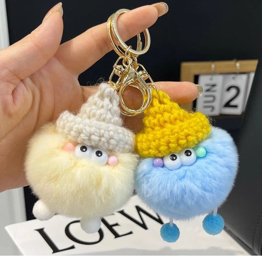 Porte-clés Peluche Personnage de Dessin Animé Ludique 3