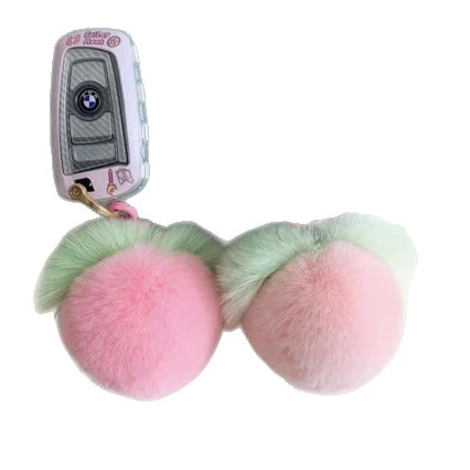 Porte-clés Pompon Fruit Ludique pour Femme 5