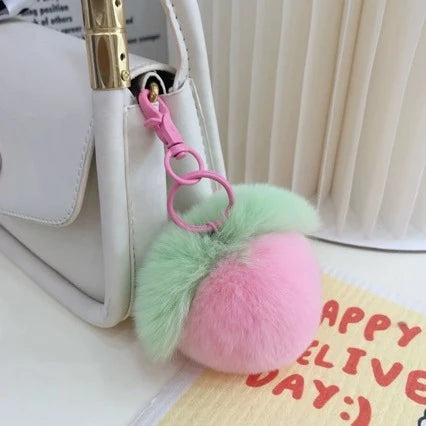 Porte-clés Pompon Fruit Ludique pour Femme 6